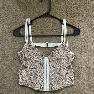 Floral Print Women's Top